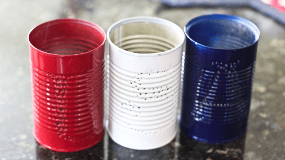 diy tin can lanters, Teaching kids sustainability, Creative repurposing for outdoor projects